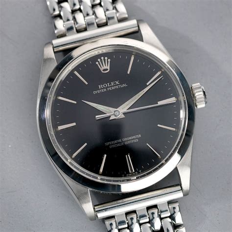 rolex oyster perpetual 34 mm schwarz